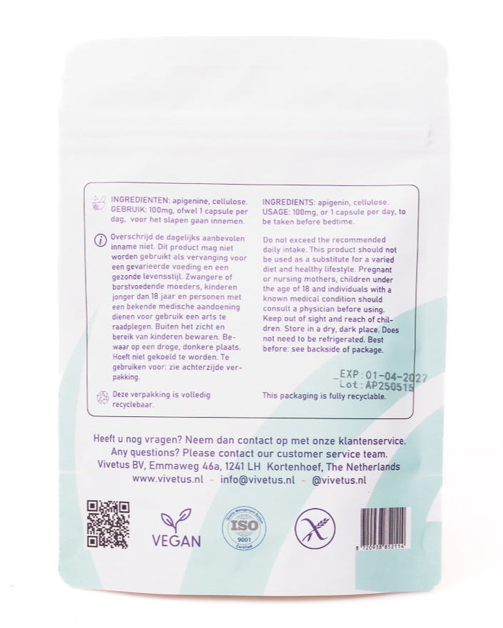 Vivetus® Apigenine - 60 capsules - 100mg