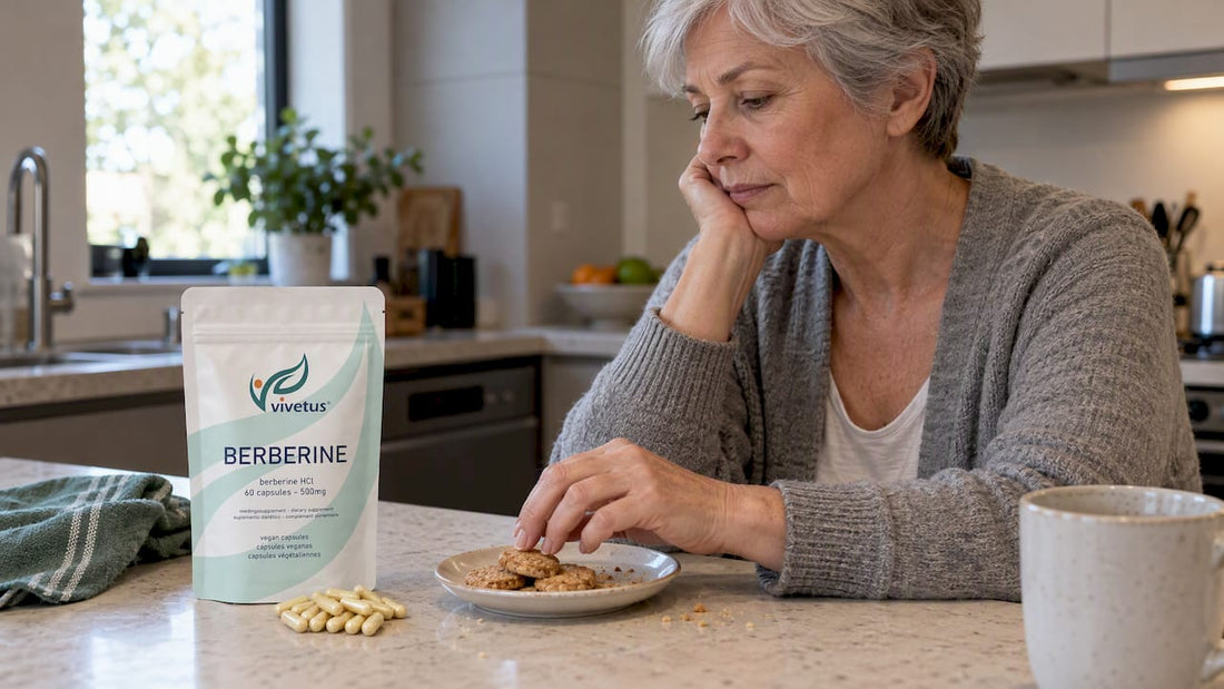 Vivetus berberine beside evening biscuits