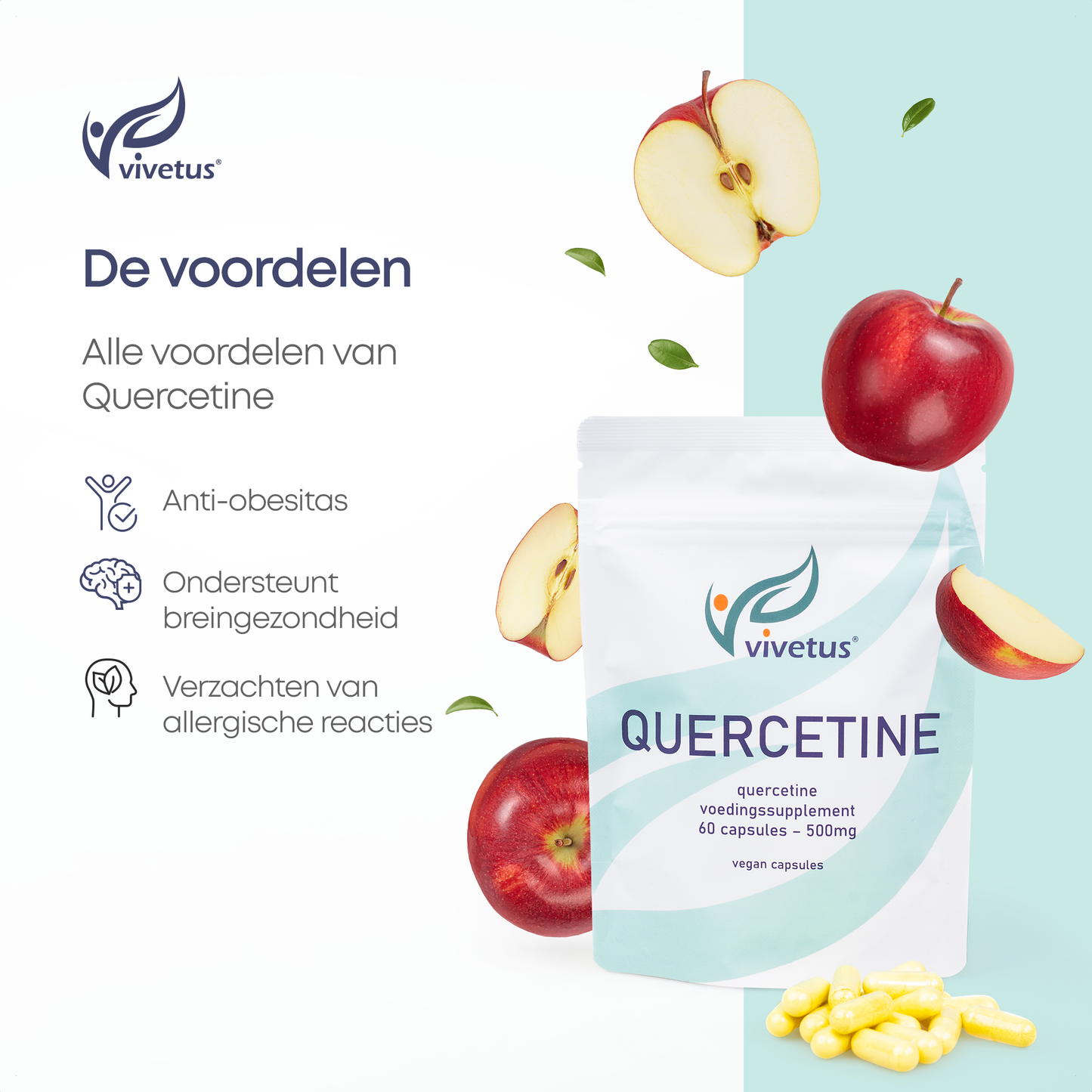 Vivetus® Quercetine - 60 capsules - 500mg